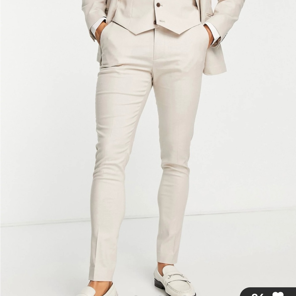 ASOS Super Skinny Linen Pant